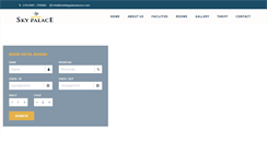 Desktop Screenshot of hotelskypalacekannur.com